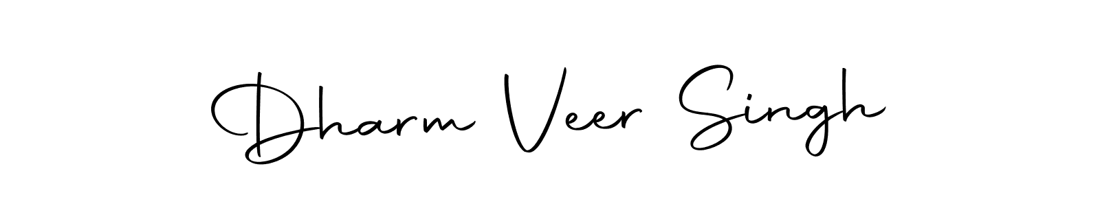 Design your own signature with our free online signature maker. With this signature software, you can create a handwritten (Autography-DOLnW) signature for name Dharm Veer Singh. Dharm Veer Singh signature style 10 images and pictures png