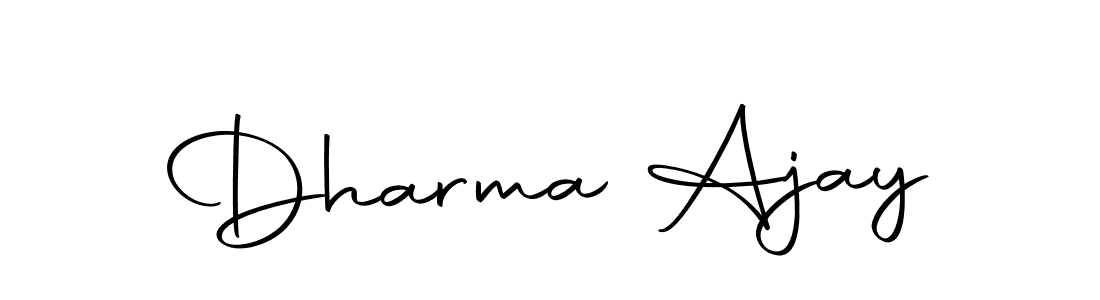 Dharma Ajay stylish signature style. Best Handwritten Sign (Autography-DOLnW) for my name. Handwritten Signature Collection Ideas for my name Dharma Ajay. Dharma Ajay signature style 10 images and pictures png