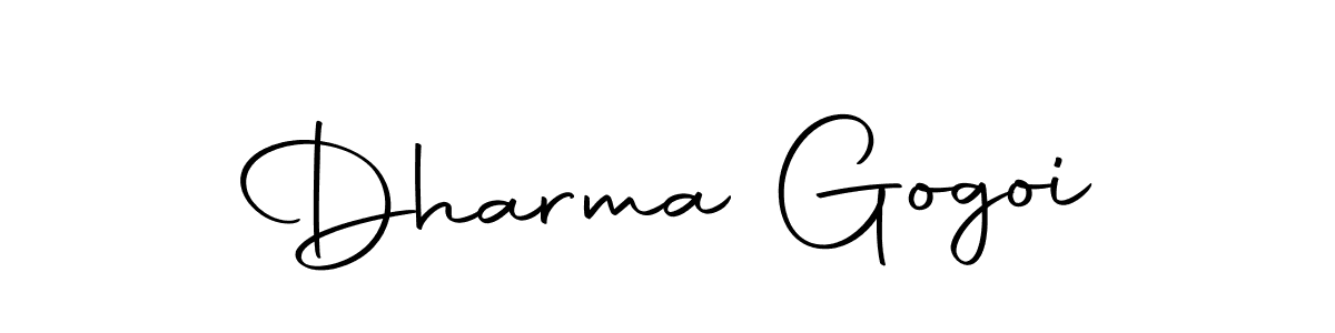 How to make Dharma Gogoi name signature. Use Autography-DOLnW style for creating short signs online. This is the latest handwritten sign. Dharma Gogoi signature style 10 images and pictures png