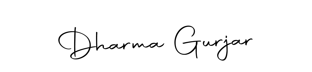 Use a signature maker to create a handwritten signature online. With this signature software, you can design (Autography-DOLnW) your own signature for name Dharma Gurjar. Dharma Gurjar signature style 10 images and pictures png