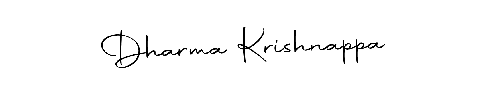 Autography-DOLnW is a professional signature style that is perfect for those who want to add a touch of class to their signature. It is also a great choice for those who want to make their signature more unique. Get Dharma Krishnappa name to fancy signature for free. Dharma Krishnappa signature style 10 images and pictures png