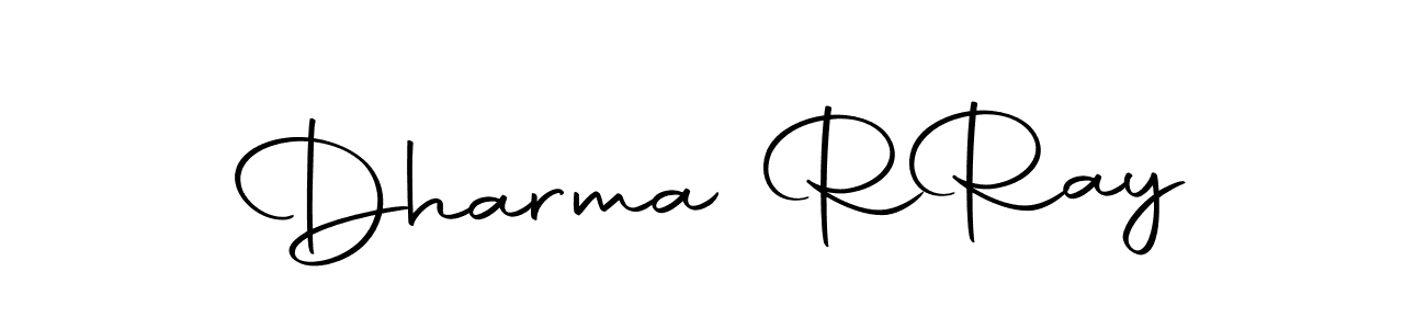 Dharma R  Ray stylish signature style. Best Handwritten Sign (Autography-DOLnW) for my name. Handwritten Signature Collection Ideas for my name Dharma R  Ray. Dharma R  Ray signature style 10 images and pictures png