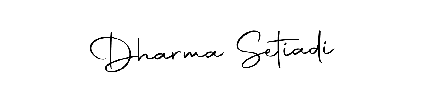 Make a short Dharma Setiadi signature style. Manage your documents anywhere anytime using Autography-DOLnW. Create and add eSignatures, submit forms, share and send files easily. Dharma Setiadi signature style 10 images and pictures png