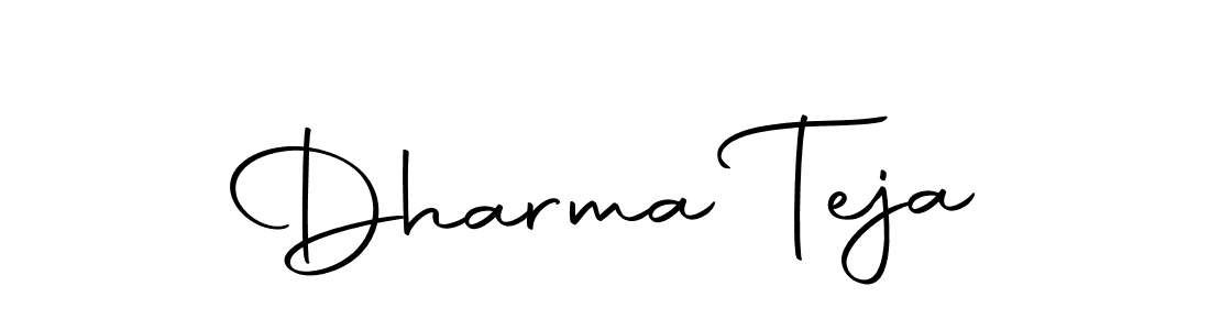 Create a beautiful signature design for name Dharma Teja. With this signature (Autography-DOLnW) fonts, you can make a handwritten signature for free. Dharma Teja signature style 10 images and pictures png