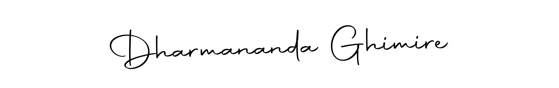 Use a signature maker to create a handwritten signature online. With this signature software, you can design (Autography-DOLnW) your own signature for name Dharmananda Ghimire. Dharmananda Ghimire signature style 10 images and pictures png