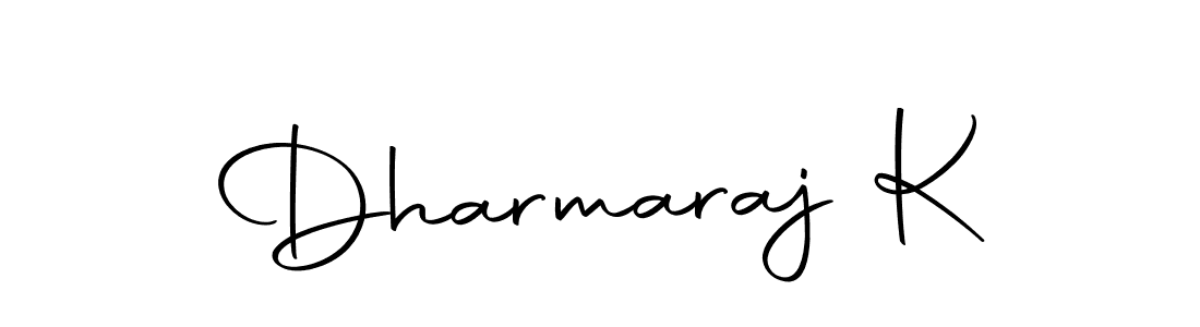 You should practise on your own different ways (Autography-DOLnW) to write your name (Dharmaraj K) in signature. don't let someone else do it for you. Dharmaraj K signature style 10 images and pictures png