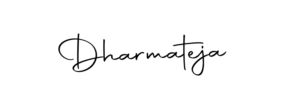 You can use this online signature creator to create a handwritten signature for the name Dharmateja. This is the best online autograph maker. Dharmateja signature style 10 images and pictures png