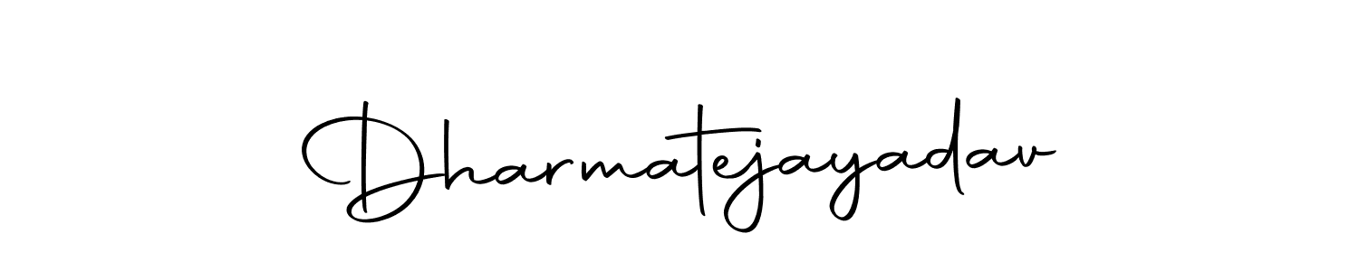 Use a signature maker to create a handwritten signature online. With this signature software, you can design (Autography-DOLnW) your own signature for name Dharmatejayadav. Dharmatejayadav signature style 10 images and pictures png