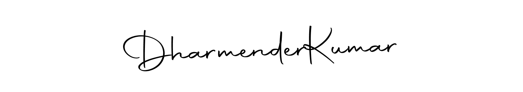 Similarly Autography-DOLnW is the best handwritten signature design. Signature creator online .You can use it as an online autograph creator for name Dharmender  Kumar. Dharmender  Kumar signature style 10 images and pictures png