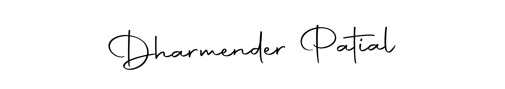 Similarly Autography-DOLnW is the best handwritten signature design. Signature creator online .You can use it as an online autograph creator for name Dharmender Patial. Dharmender Patial signature style 10 images and pictures png