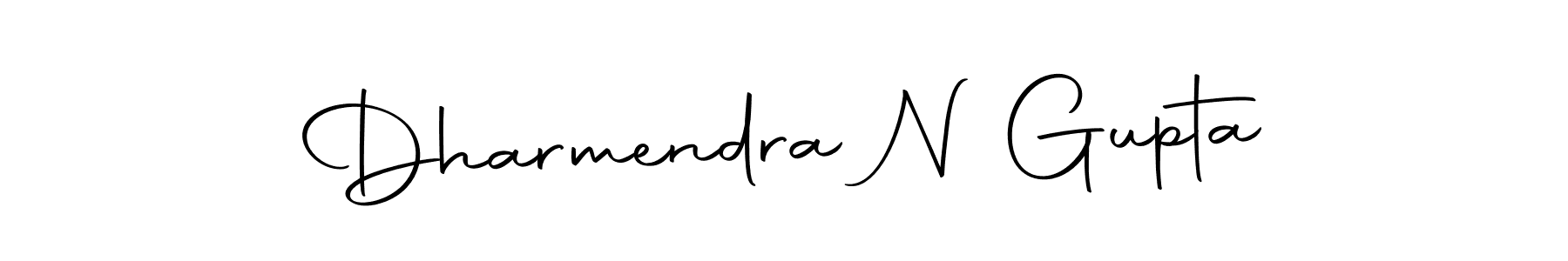 Design your own signature with our free online signature maker. With this signature software, you can create a handwritten (Autography-DOLnW) signature for name Dharmendra N Gupta. Dharmendra N Gupta signature style 10 images and pictures png