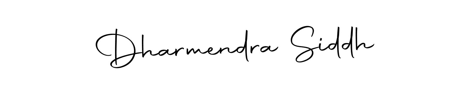 Make a beautiful signature design for name Dharmendra Siddh. Use this online signature maker to create a handwritten signature for free. Dharmendra Siddh signature style 10 images and pictures png