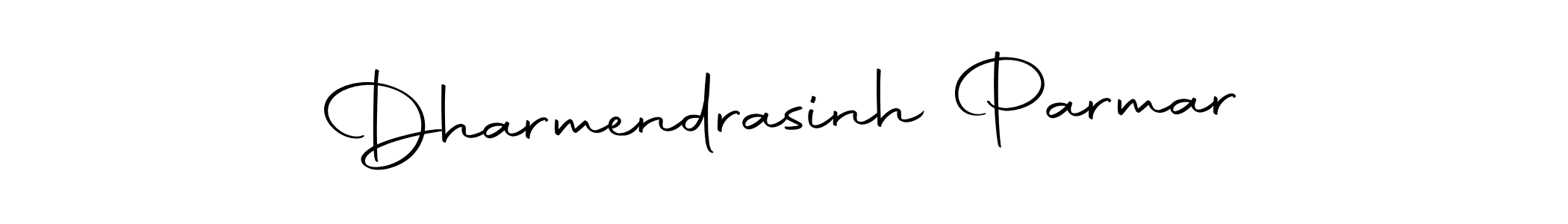 Create a beautiful signature design for name Dharmendrasinh Parmar. With this signature (Autography-DOLnW) fonts, you can make a handwritten signature for free. Dharmendrasinh Parmar signature style 10 images and pictures png