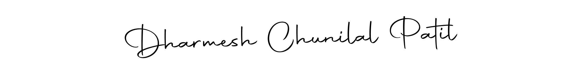 Design your own signature with our free online signature maker. With this signature software, you can create a handwritten (Autography-DOLnW) signature for name Dharmesh Chunilal Patil. Dharmesh Chunilal Patil signature style 10 images and pictures png