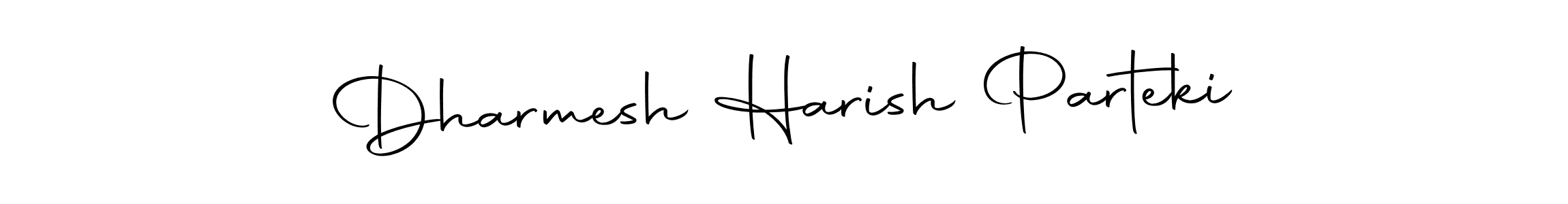 How to make Dharmesh Harish Parteki signature? Autography-DOLnW is a professional autograph style. Create handwritten signature for Dharmesh Harish Parteki name. Dharmesh Harish Parteki signature style 10 images and pictures png