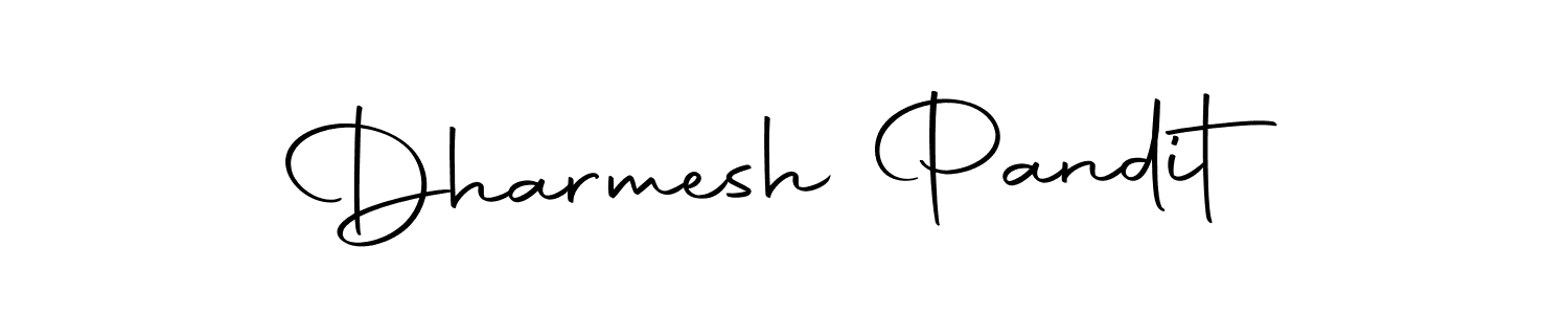 Design your own signature with our free online signature maker. With this signature software, you can create a handwritten (Autography-DOLnW) signature for name Dharmesh Pandit. Dharmesh Pandit signature style 10 images and pictures png