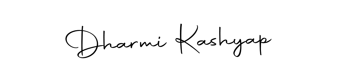 Create a beautiful signature design for name Dharmi Kashyap. With this signature (Autography-DOLnW) fonts, you can make a handwritten signature for free. Dharmi Kashyap signature style 10 images and pictures png