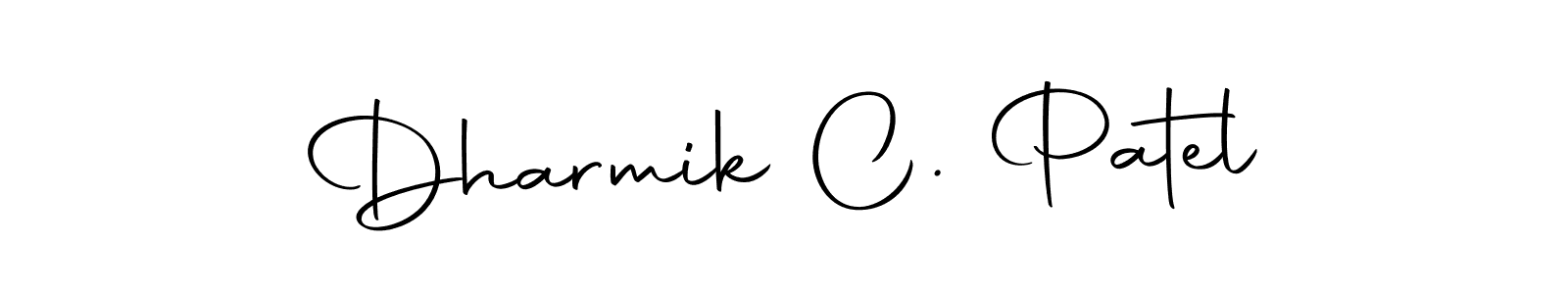 Make a beautiful signature design for name Dharmik C. Patel. Use this online signature maker to create a handwritten signature for free. Dharmik C. Patel signature style 10 images and pictures png