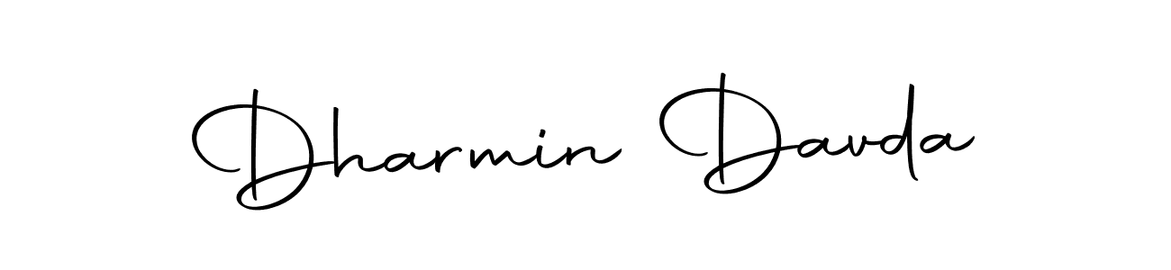 Also we have Dharmin Davda name is the best signature style. Create professional handwritten signature collection using Autography-DOLnW autograph style. Dharmin Davda signature style 10 images and pictures png