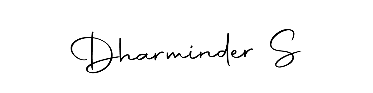 The best way (Autography-DOLnW) to make a short signature is to pick only two or three words in your name. The name Dharminder S include a total of six letters. For converting this name. Dharminder S signature style 10 images and pictures png