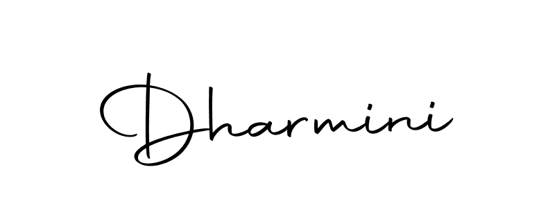 Create a beautiful signature design for name Dharmini. With this signature (Autography-DOLnW) fonts, you can make a handwritten signature for free. Dharmini signature style 10 images and pictures png