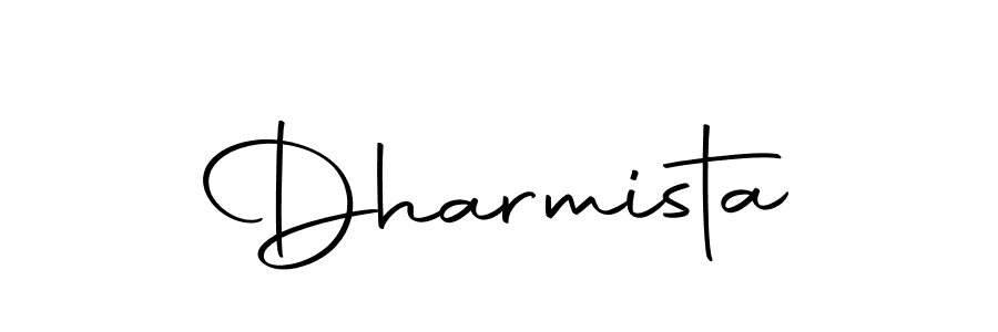 Use a signature maker to create a handwritten signature online. With this signature software, you can design (Autography-DOLnW) your own signature for name Dharmista. Dharmista signature style 10 images and pictures png