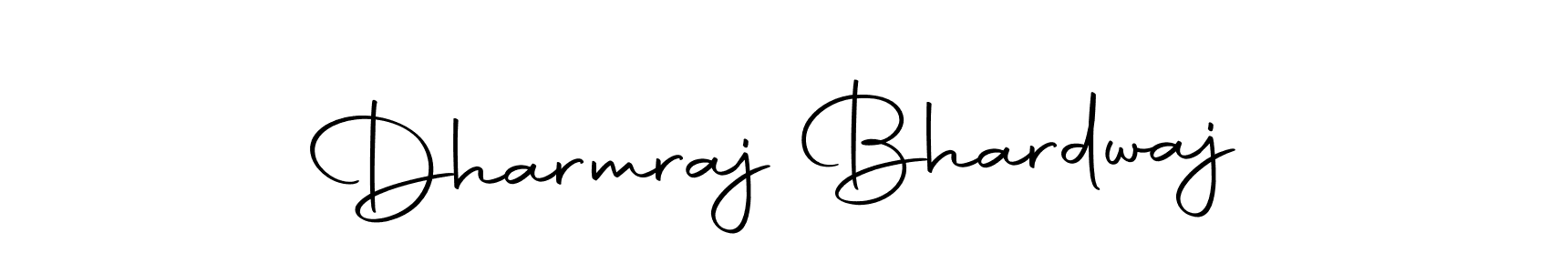 Create a beautiful signature design for name Dharmraj Bhardwaj. With this signature (Autography-DOLnW) fonts, you can make a handwritten signature for free. Dharmraj Bhardwaj signature style 10 images and pictures png