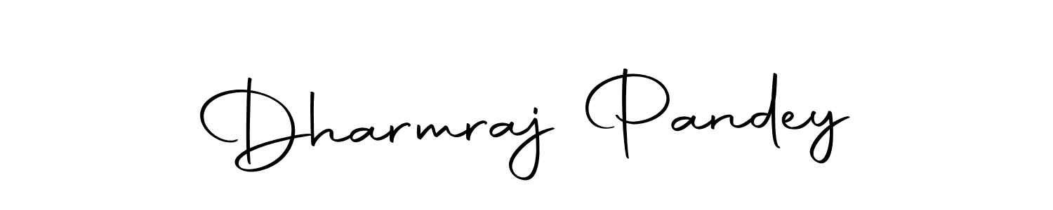 Create a beautiful signature design for name Dharmraj Pandey. With this signature (Autography-DOLnW) fonts, you can make a handwritten signature for free. Dharmraj Pandey signature style 10 images and pictures png