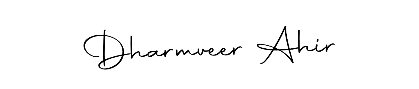 It looks lik you need a new signature style for name Dharmveer Ahir. Design unique handwritten (Autography-DOLnW) signature with our free signature maker in just a few clicks. Dharmveer Ahir signature style 10 images and pictures png