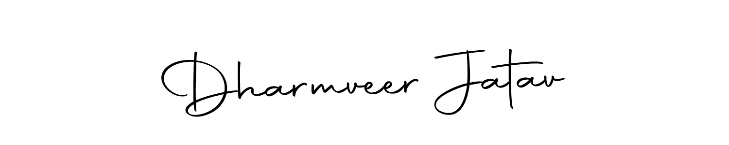 Design your own signature with our free online signature maker. With this signature software, you can create a handwritten (Autography-DOLnW) signature for name Dharmveer Jatav. Dharmveer Jatav signature style 10 images and pictures png