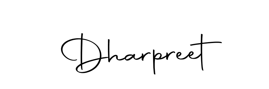 Also we have Dharpreet name is the best signature style. Create professional handwritten signature collection using Autography-DOLnW autograph style. Dharpreet signature style 10 images and pictures png