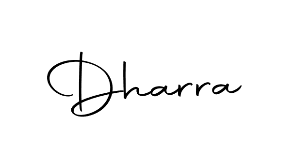 Create a beautiful signature design for name Dharra. With this signature (Autography-DOLnW) fonts, you can make a handwritten signature for free. Dharra signature style 10 images and pictures png