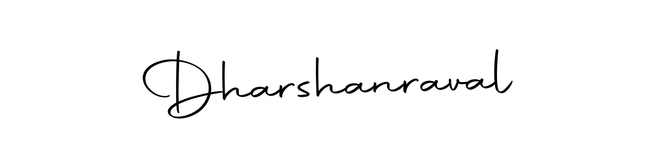 Design your own signature with our free online signature maker. With this signature software, you can create a handwritten (Autography-DOLnW) signature for name Dharshanraval. Dharshanraval signature style 10 images and pictures png