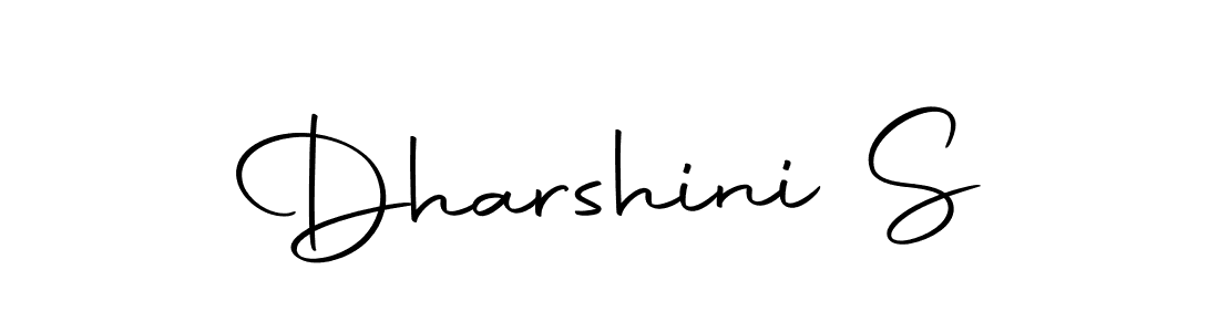 Dharshini S stylish signature style. Best Handwritten Sign (Autography-DOLnW) for my name. Handwritten Signature Collection Ideas for my name Dharshini S. Dharshini S signature style 10 images and pictures png