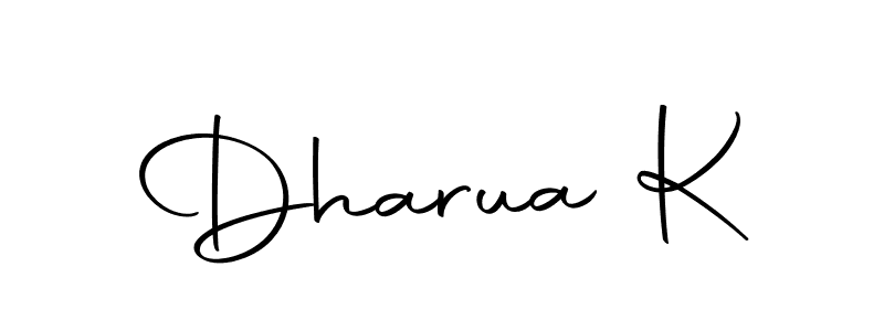Autography-DOLnW is a professional signature style that is perfect for those who want to add a touch of class to their signature. It is also a great choice for those who want to make their signature more unique. Get Dharua K name to fancy signature for free. Dharua K signature style 10 images and pictures png