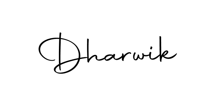 Create a beautiful signature design for name Dharwik. With this signature (Autography-DOLnW) fonts, you can make a handwritten signature for free. Dharwik signature style 10 images and pictures png