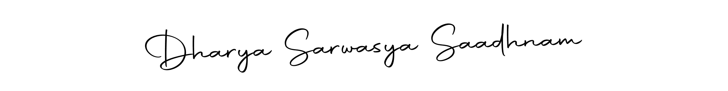 Here are the top 10 professional signature styles for the name Dharya Sarwasya Saadhnam. These are the best autograph styles you can use for your name. Dharya Sarwasya Saadhnam signature style 10 images and pictures png