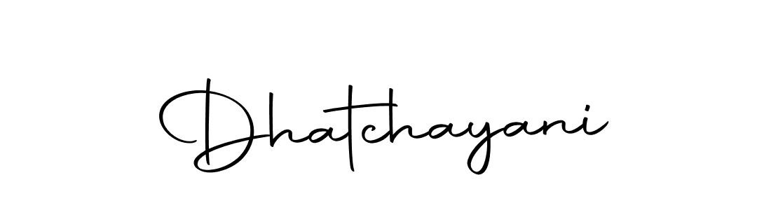You can use this online signature creator to create a handwritten signature for the name Dhatchayani. This is the best online autograph maker. Dhatchayani signature style 10 images and pictures png