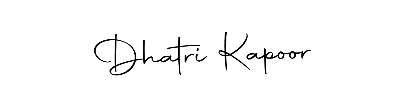 Also we have Dhatri Kapoor name is the best signature style. Create professional handwritten signature collection using Autography-DOLnW autograph style. Dhatri Kapoor signature style 10 images and pictures png