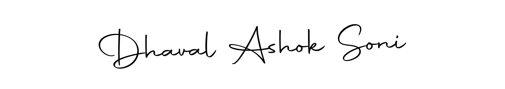 You can use this online signature creator to create a handwritten signature for the name Dhaval Ashok Soni. This is the best online autograph maker. Dhaval Ashok Soni signature style 10 images and pictures png