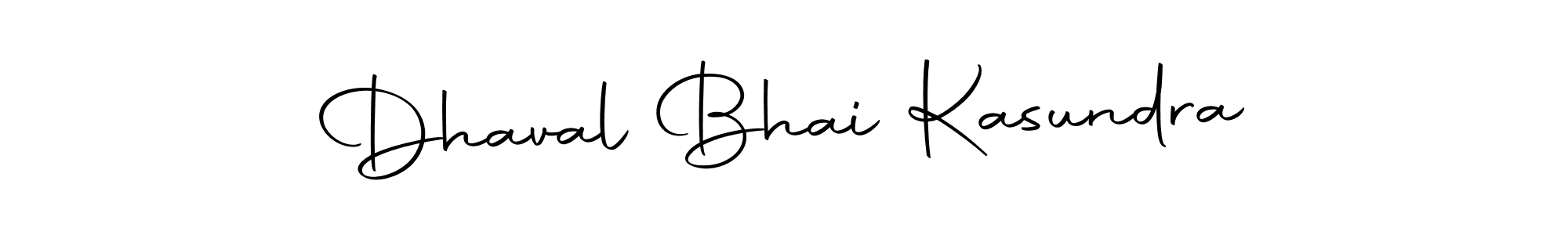 Use a signature maker to create a handwritten signature online. With this signature software, you can design (Autography-DOLnW) your own signature for name Dhaval Bhai Kasundra. Dhaval Bhai Kasundra signature style 10 images and pictures png