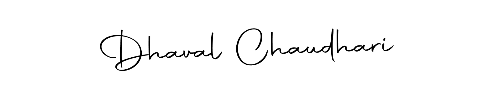 Autography-DOLnW is a professional signature style that is perfect for those who want to add a touch of class to their signature. It is also a great choice for those who want to make their signature more unique. Get Dhaval Chaudhari name to fancy signature for free. Dhaval Chaudhari signature style 10 images and pictures png