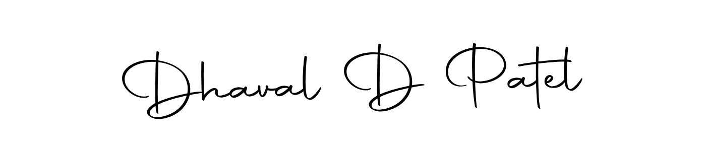 Make a beautiful signature design for name Dhaval D Patel. Use this online signature maker to create a handwritten signature for free. Dhaval D Patel signature style 10 images and pictures png