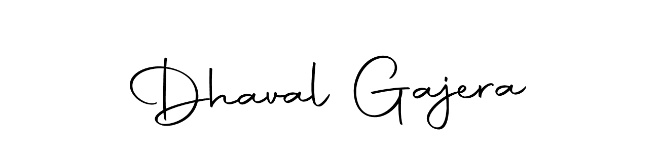 Create a beautiful signature design for name Dhaval Gajera. With this signature (Autography-DOLnW) fonts, you can make a handwritten signature for free. Dhaval Gajera signature style 10 images and pictures png