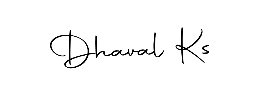 Also we have Dhaval Ks name is the best signature style. Create professional handwritten signature collection using Autography-DOLnW autograph style. Dhaval Ks signature style 10 images and pictures png