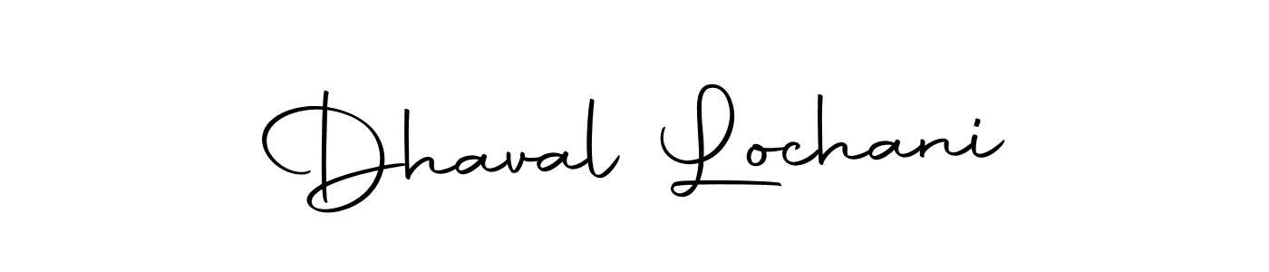 Also we have Dhaval Lochani name is the best signature style. Create professional handwritten signature collection using Autography-DOLnW autograph style. Dhaval Lochani signature style 10 images and pictures png