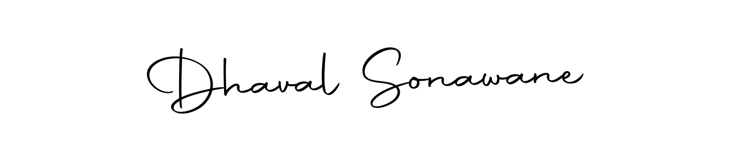 Use a signature maker to create a handwritten signature online. With this signature software, you can design (Autography-DOLnW) your own signature for name Dhaval Sonawane. Dhaval Sonawane signature style 10 images and pictures png