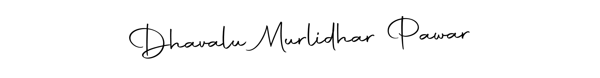 The best way (Autography-DOLnW) to make a short signature is to pick only two or three words in your name. The name Dhavalu Murlidhar Pawar include a total of six letters. For converting this name. Dhavalu Murlidhar Pawar signature style 10 images and pictures png