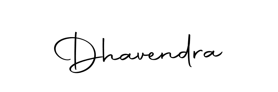 Create a beautiful signature design for name Dhavendra. With this signature (Autography-DOLnW) fonts, you can make a handwritten signature for free. Dhavendra signature style 10 images and pictures png