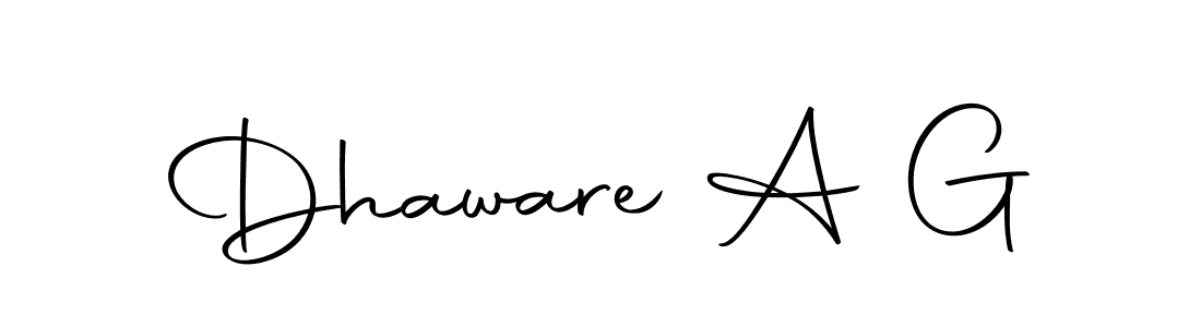 Also we have Dhaware A G name is the best signature style. Create professional handwritten signature collection using Autography-DOLnW autograph style. Dhaware A G signature style 10 images and pictures png